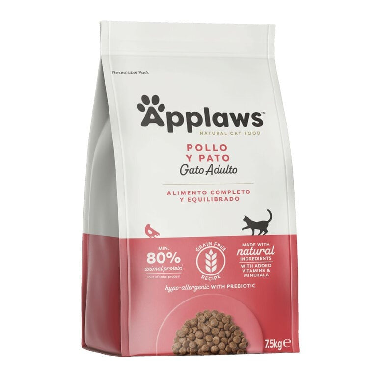 Applaws Cat Dry Adulto Pollo y Pato 2 kg Pienso natural para gatos grain free