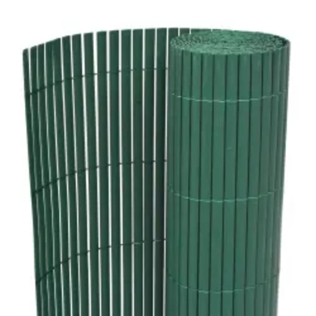 Valla De Jardín De Doble Cara Verde 110x400 Cm / Vetonek_4