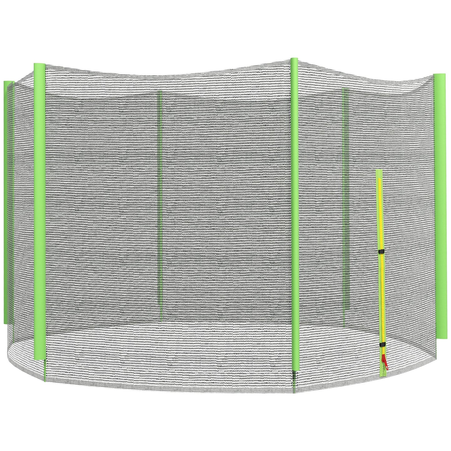 Sportnow Red De Seguridad Para Cama Elástica Ø244 Cm Para 6 Postes Rectos Verde_0