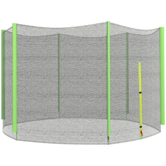 Sportnow Red De Seguridad Para Cama Elástica Ø244 Cm Para 6 Postes Rectos Verde_0