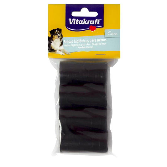 Vitakraft Bolsas para caca Recambio Dispensador Perros 80 Bolsas - 4 rollos