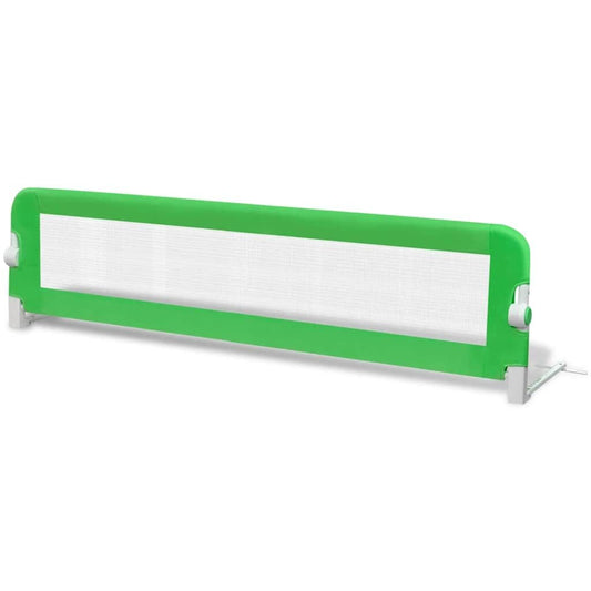Vidaxl Barandilla De Seguridad Cama De Niño 150x42 Cm Verde_0