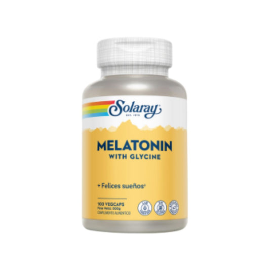 Melatonina + Glicina Solaray 100 Caps