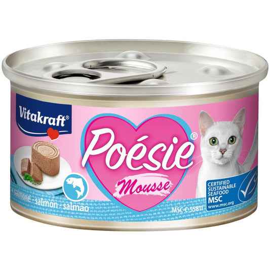 Vitakraft Latita Poésie mousse de salmón 85 g comida húmeda gato