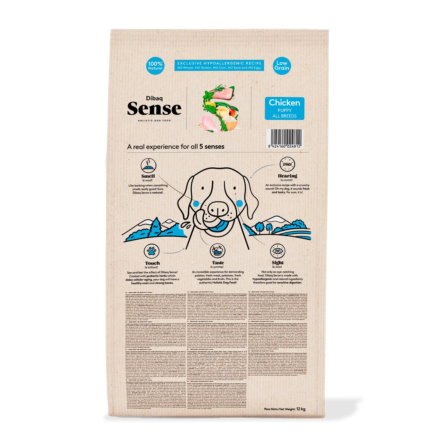 Dibaq Sense Low Grain Pollo Cachorro 12 Kg_1