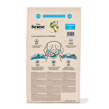 Dibaq Sense Low Grain Pollo Cachorro 12 Kg_1