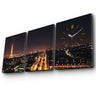 Reloj De Pared Decorativo Estilo París (3 Piezas)