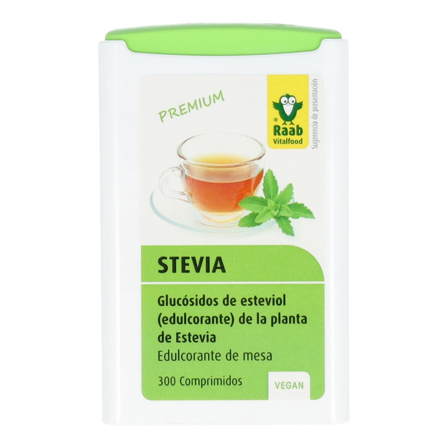 Estevia Premium en Comprimidos Raab, 300 comprimidos