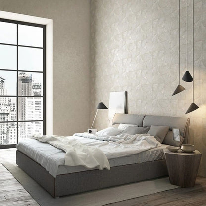 Noordwand Papel Pared Vintage Deluxe Graphic Circle Look Gris Beige_1