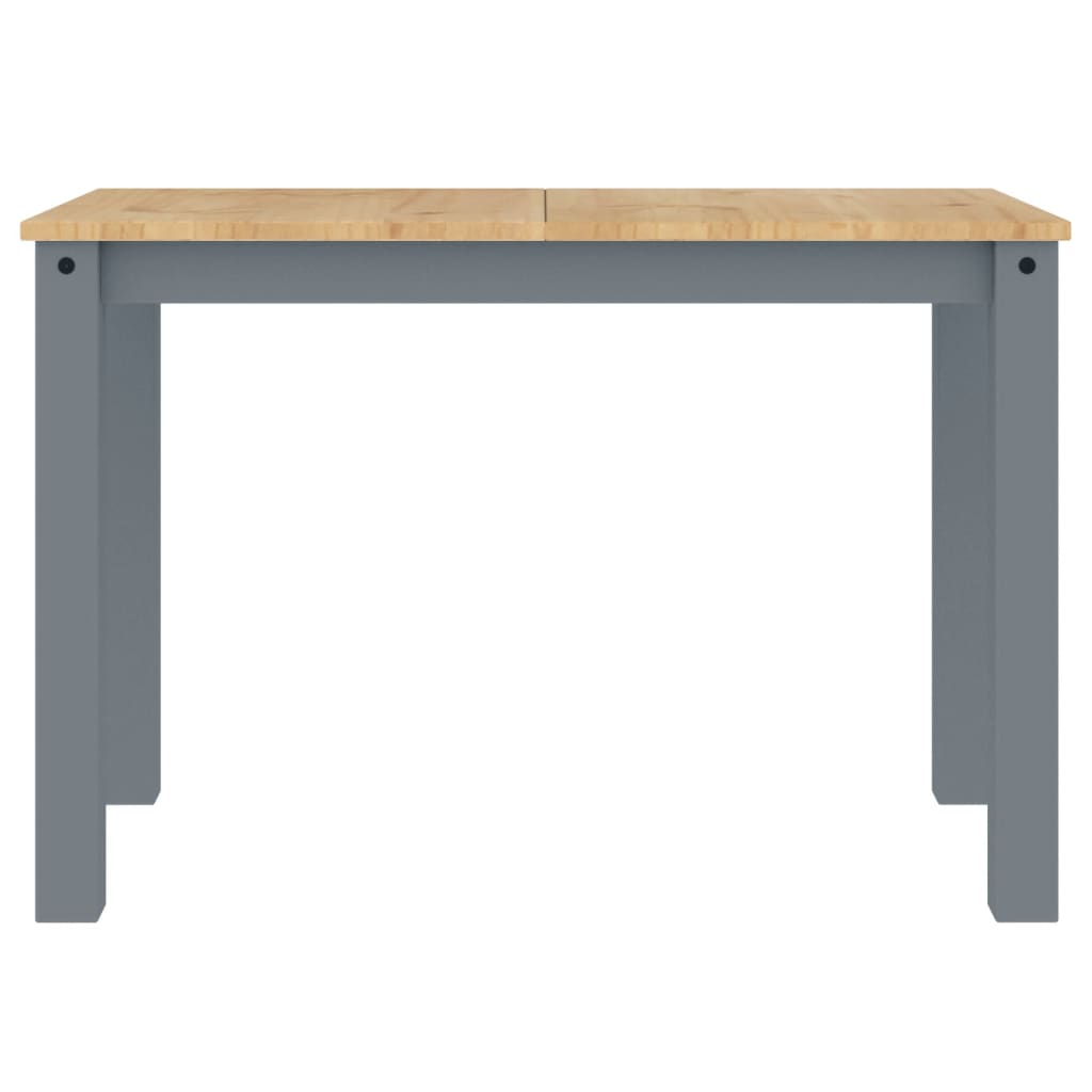 Mesa De Comedor Panama Madera Maciza De Pino Gris 117x60x75 Cm_2