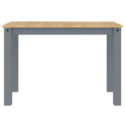 Mesa De Comedor Panama Madera Maciza De Pino Gris 117x60x75 Cm_2