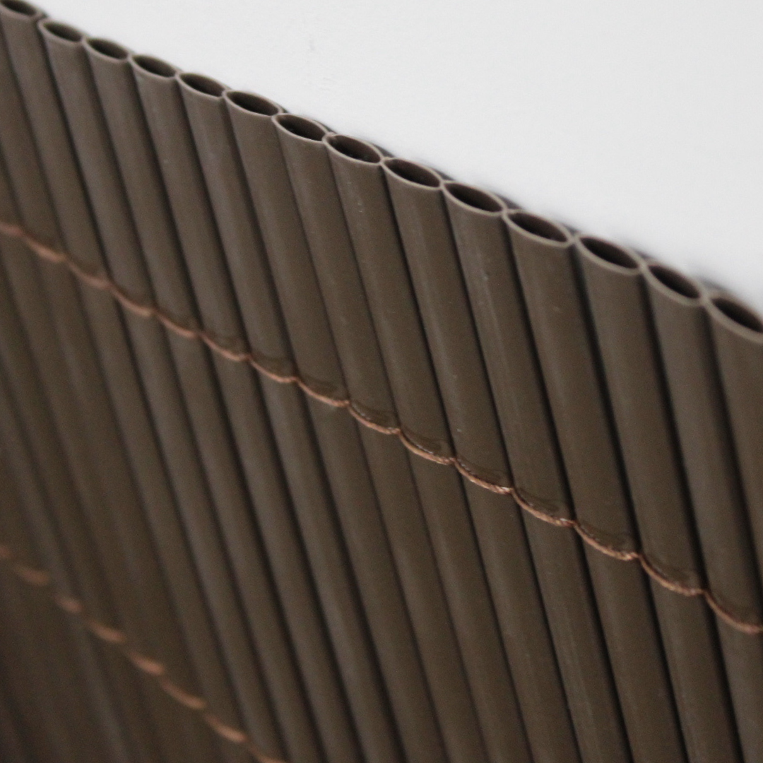 Cañizo Pvc Doble Cara| 1x3 M| Color Marron| Lamas 11 Mm| Composición 100% Pvc| Bridas De Sujeción Incluidas_5