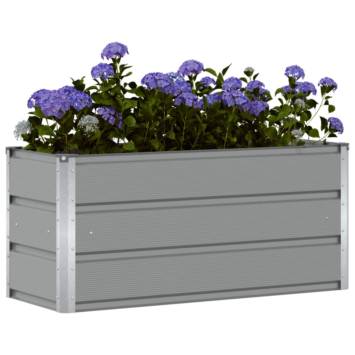 Jardinera Gris Claro 100 X 40 X 45 Cm Acero_2