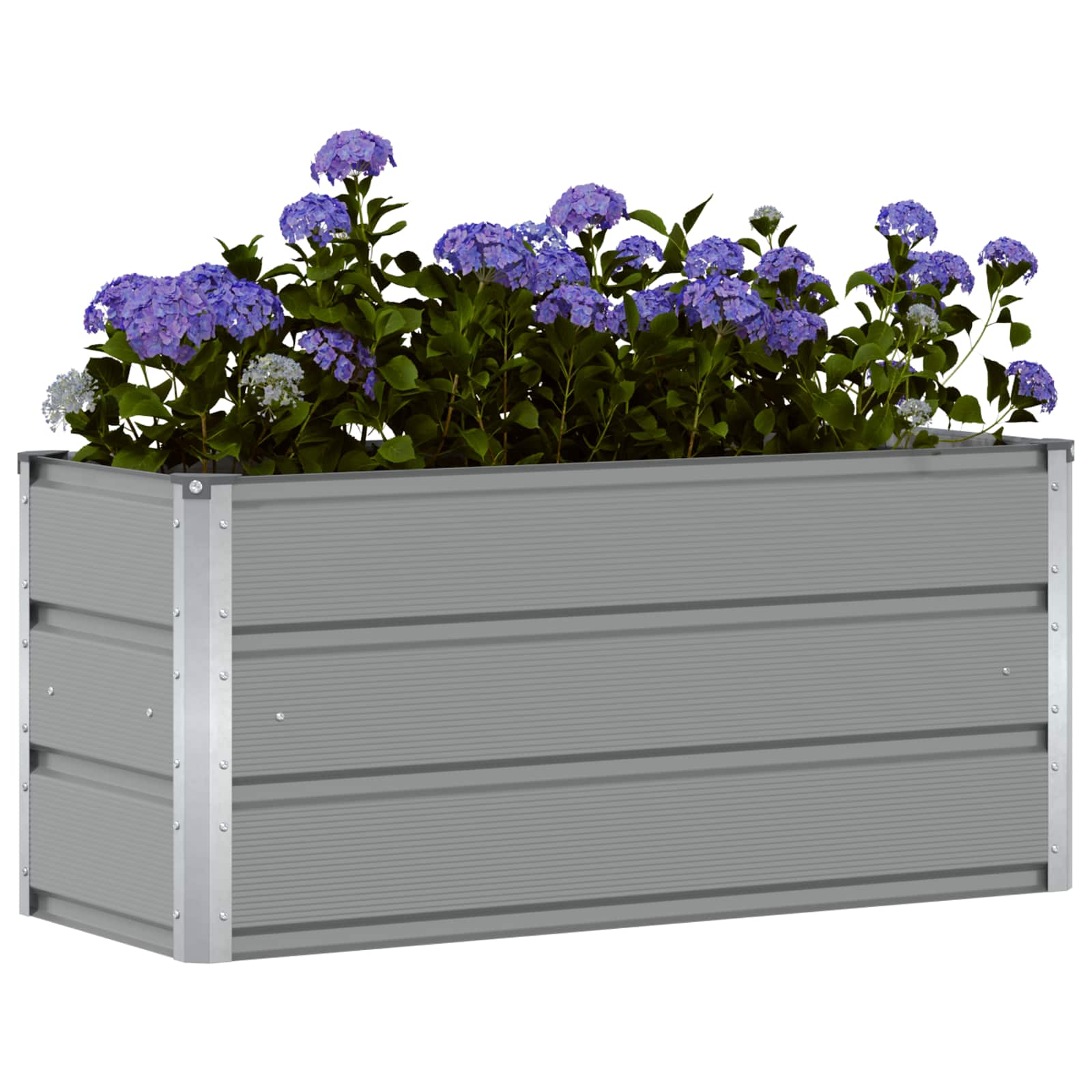 Jardinera Gris Claro 100 X 40 X 45 Cm Acero_2