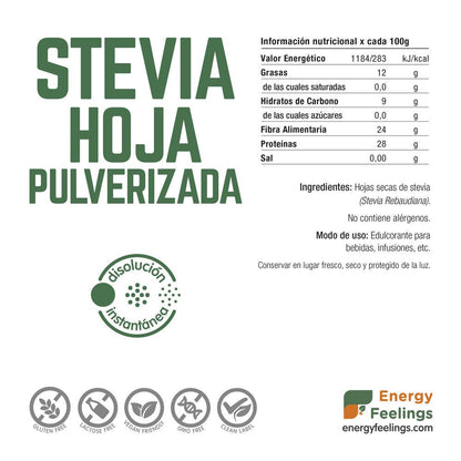 ESTEVIA hoja pulverizada Doypack 1 kg