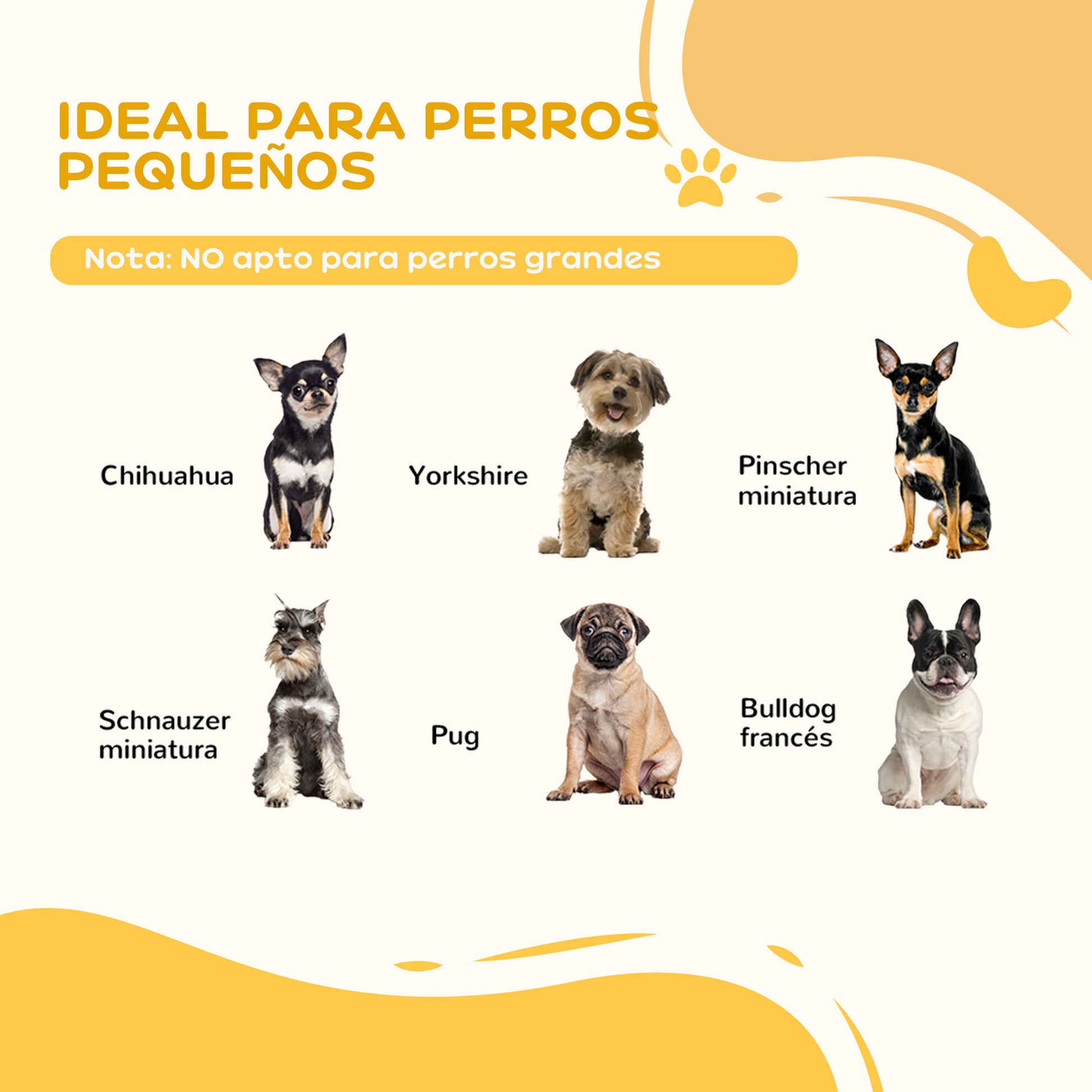 Pawhut Barrera De Seguridad Para Perros Pequeños Plegable 154_3