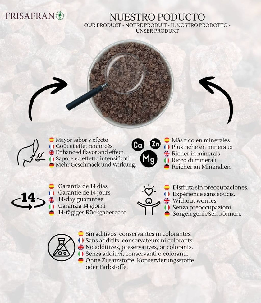 Sal Negra Del Himalaya Gruesa - Calidad Y Sabor | Frisafran 200 G_4