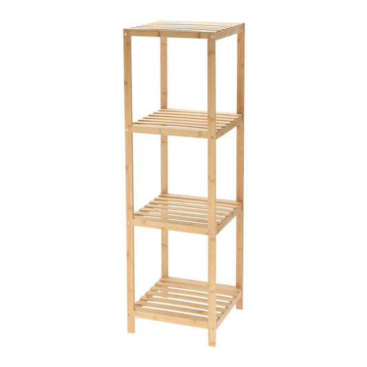 Well Home Estantería De Almacenamiento En Bambú Con 4 Nivles H.110cm