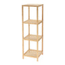 Well Home Estantería De Almacenamiento En Bambú Con 4 Nivles H.110cm