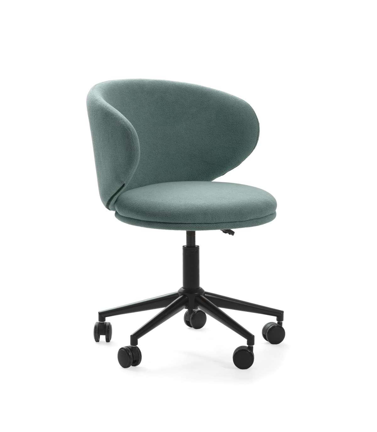 Sillón Despacho Giratorio Elevable Rebeca Acabado Verde, 60.5m(ancho) 73.5/83cm(altura) 6_4