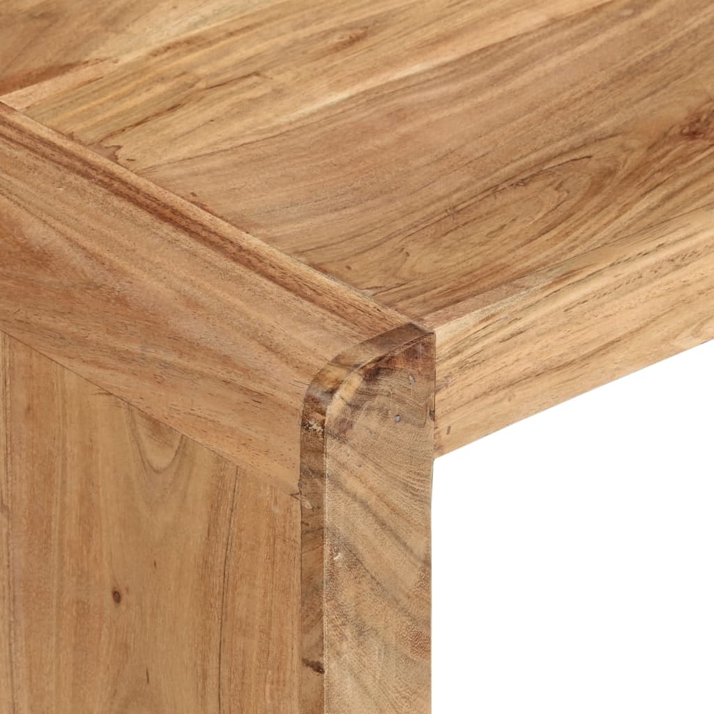 Mesa De Centro Madera Maciza Acacia 110x55x35 Cm_2