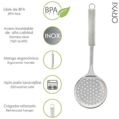 Espumadera Cocina Acero Inoxidable 34x11,5 (alt) Cm.