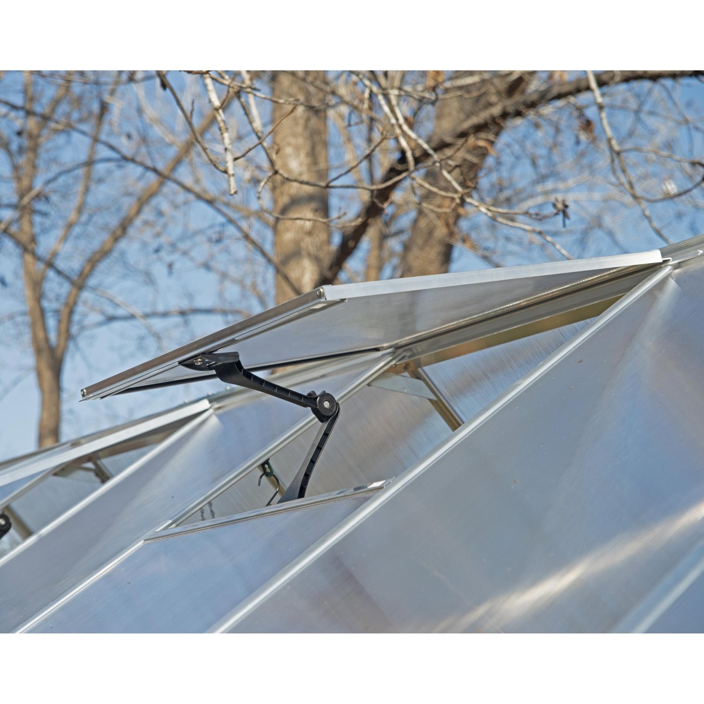 Invernadero Mythos 126x185x208 cm plateado