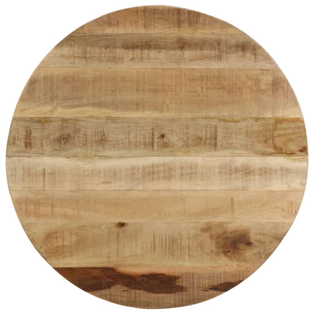 Mesa De Centro De Madera De Mango Rugosa 65x32 Cm_2