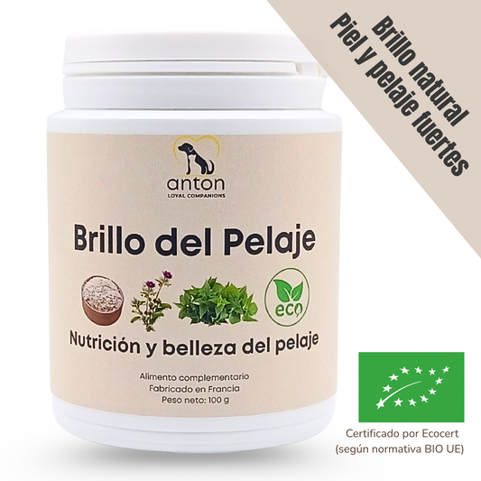 Suplemento natural para perros y gatos – Fórmula Brillo del Pelaje ECO 100 g_0