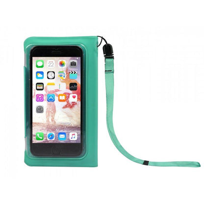 Funda tipo libro impermeable para smartphone hasta 5" SBS aguamarina