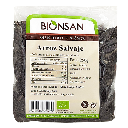 Arroz Salvaje Ecco Bionsan 250gr_0