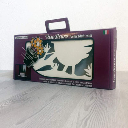 Soporte Jardinera Vasosicuro Pajaros Gris_3