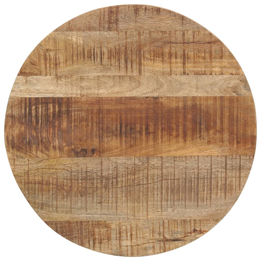 Mesas Apilables 2 Unidades Madera Rugosa De Mango_2