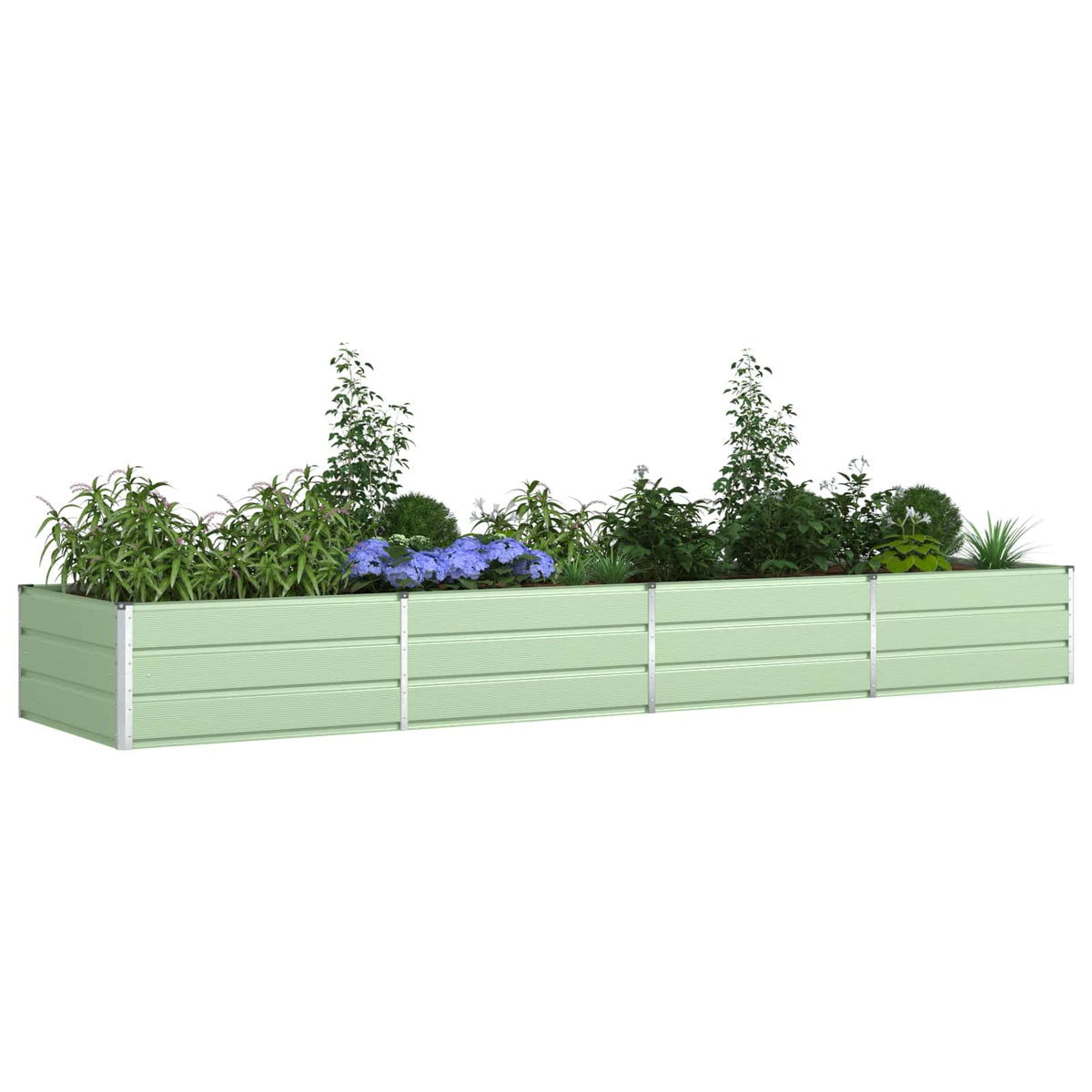 Jardinera Verde Pastel 385 X 100 X 45 Cm Acero Galvanizado_2