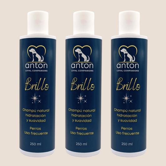 Champú Natural Para Perros “brillo” - Pack Ahorro - 3x250 Ml_0