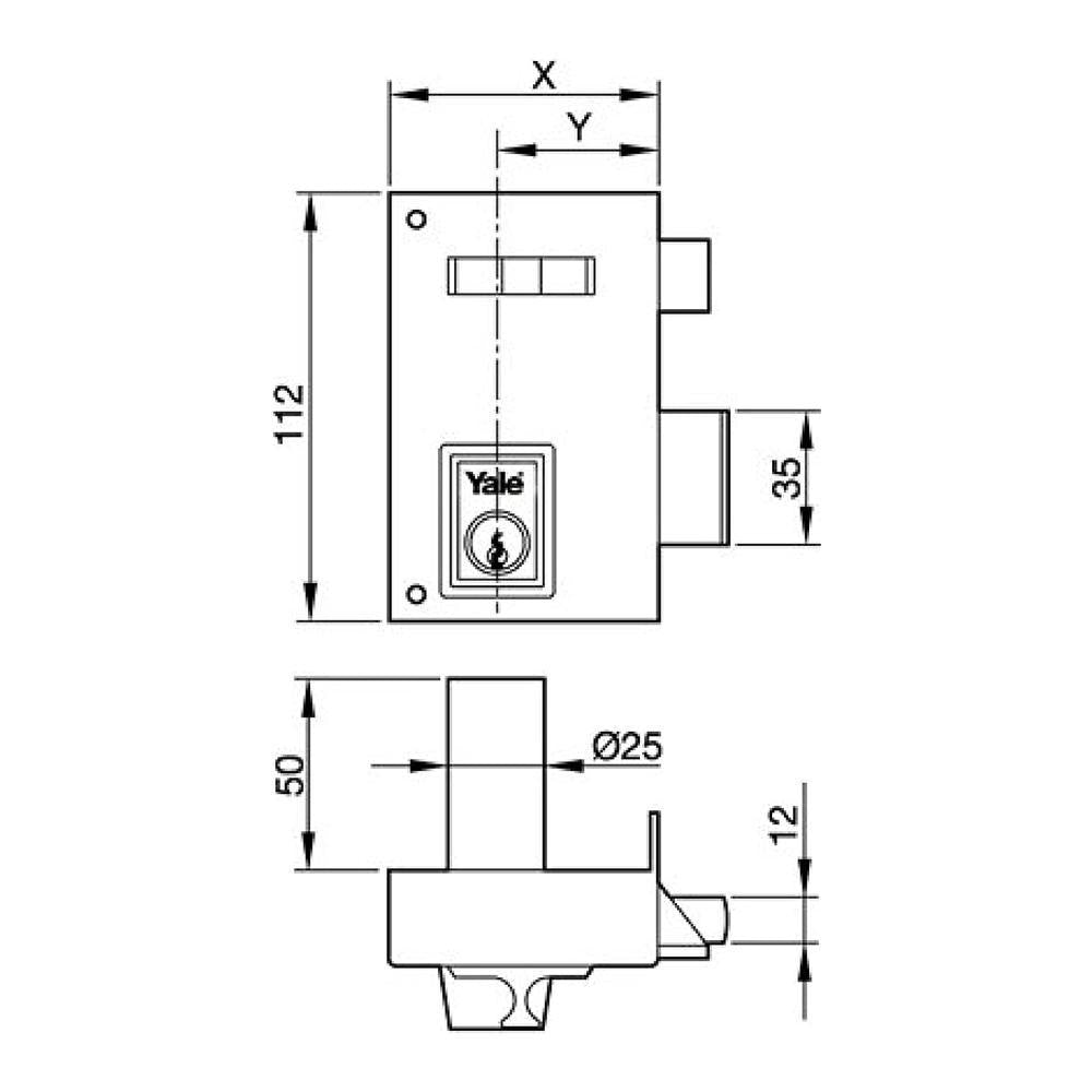 Cerradura 56a R Hp 60 Izquierda