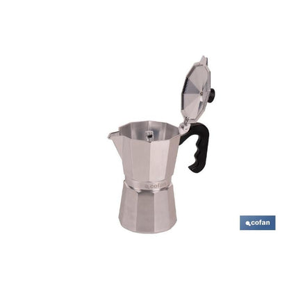 Cafetera Italiana De Aluminio Para Inducción 12 Tazas_3