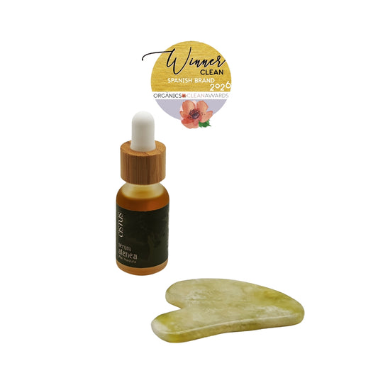 Pack RITUAL VITALIDAD, sérum facial ATENEA + gua sha masaje facial · Unisex_0