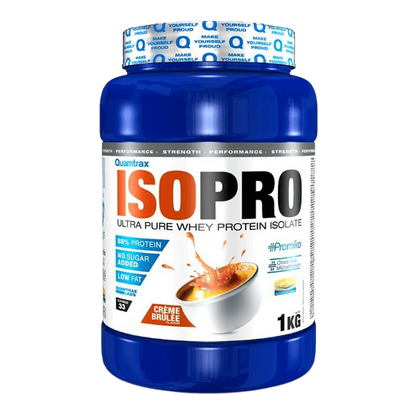 Isopro Cfm - 1kg - Crema Quemada - Proteína De Aislado De Suero Isolate - Quamtrax_0