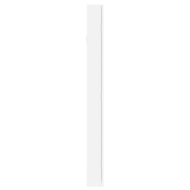 Vidaxl Espejo Con Joyero De Pared Blanco 37,5x10x106 Cm_5