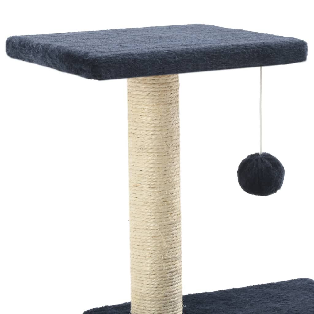 Vidaxl Rascador Para Gatos Con Poste De Sisal 65 Cm Azul Oscuro_3