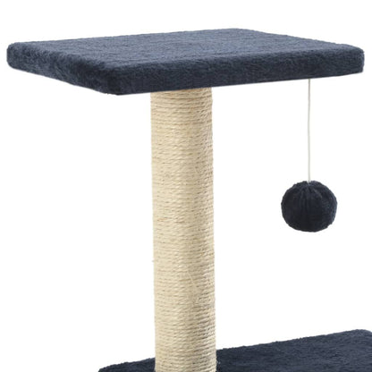Vidaxl Rascador Para Gatos Con Poste De Sisal 65 Cm Azul Oscuro_3