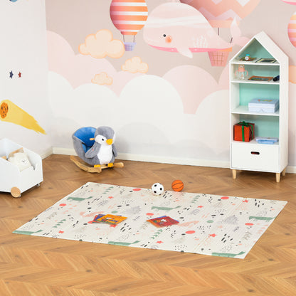 Homcom Alfombra Infantil Plegable Reversible Acolchado 2 Caras Impermeable_1