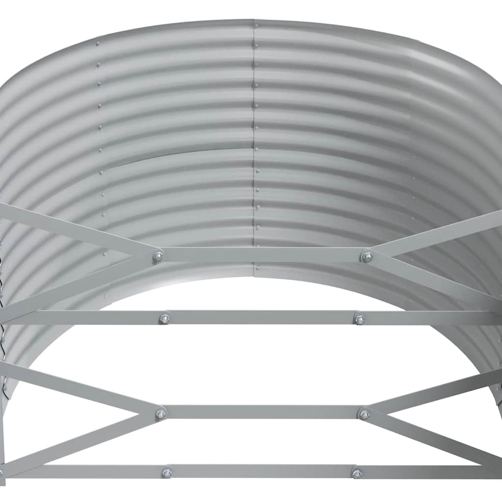 Jardinera Arriate Acero Galvanizado Antracita 322x100x68cm_4