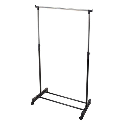 Well Home Estanteria Perchero Con Ruedas Acero Inoxidable H.90-160cm