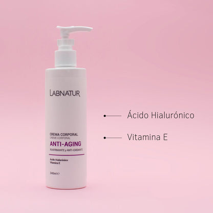 Crema Corporal Anti-Aging Labnatur 240 ml | Ácido Hialurónico y Rosa Mosqueta | Firmeza y Elasticidad | Vegano_1
