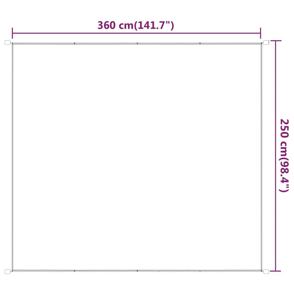 Vidaxl Toldo Vertical Tela Oxford Verde Claro 250x360 Cm_2