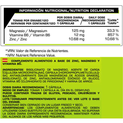 Zmb6 - 120 Cápsulas Vegetales - Zma - Iron Addict Labs_5