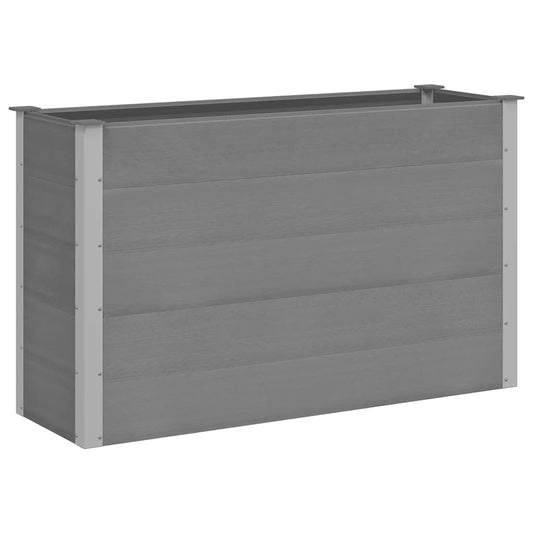 Arriate De Wpc Gris 150x50x91 Cm_0