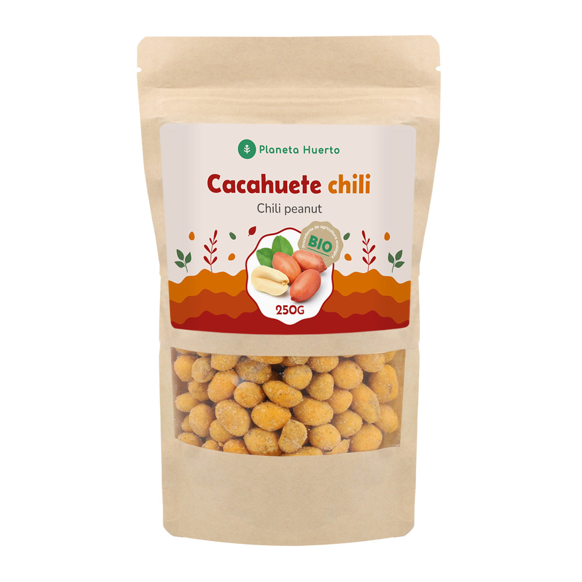 Cacahuete chili Planeta Huerto 250 g